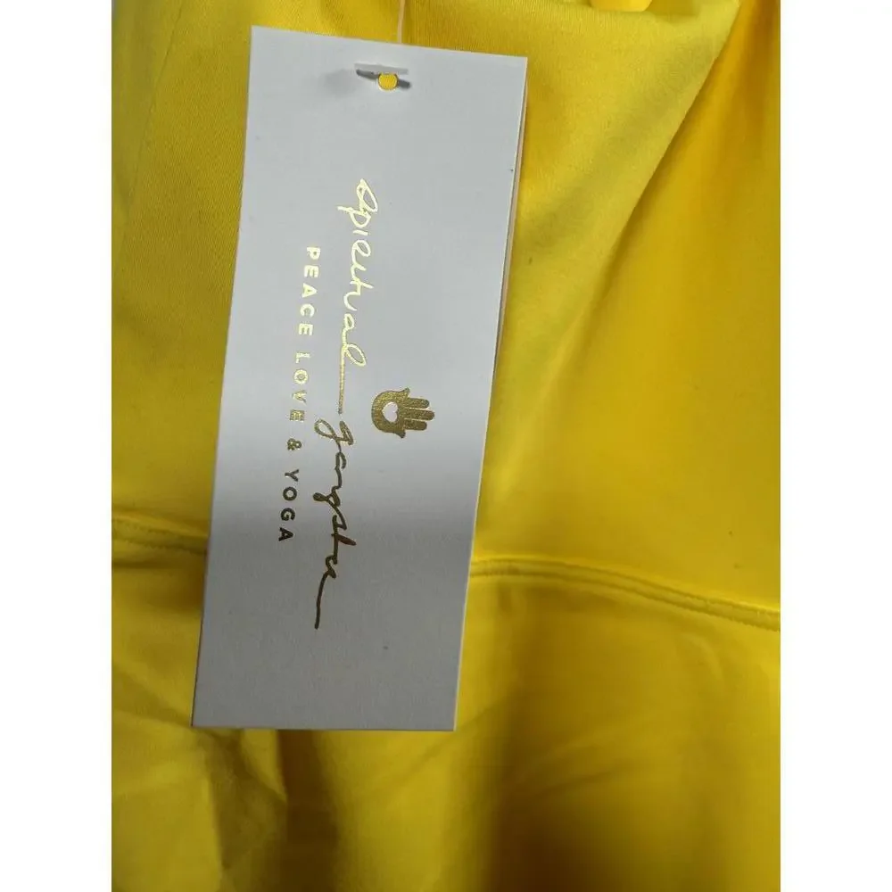 Spiritual Gangster Jet Active Dress Yellow - S - Picture 5 of 8